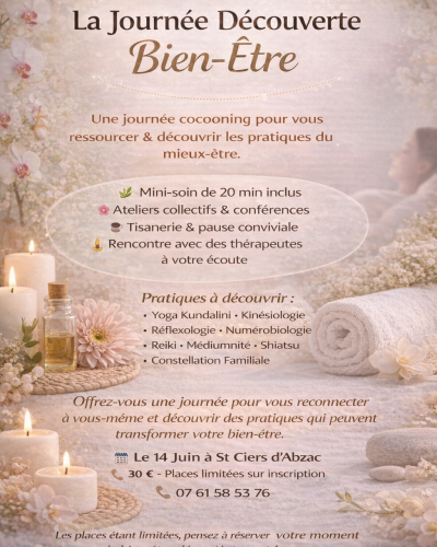 Journée découverte bien être - Kinésiologie